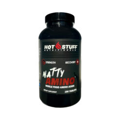 Hot Stuff Natty Aminos amino acid supplement for muscle recovery endurance and workout performance available at Body Delights